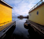 Yellow Boathouses